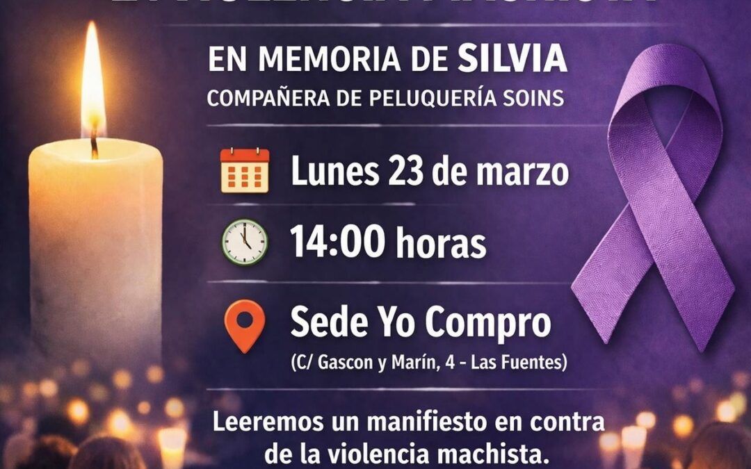 Consternación por el asesinato machista de nuestra compañera Silvia