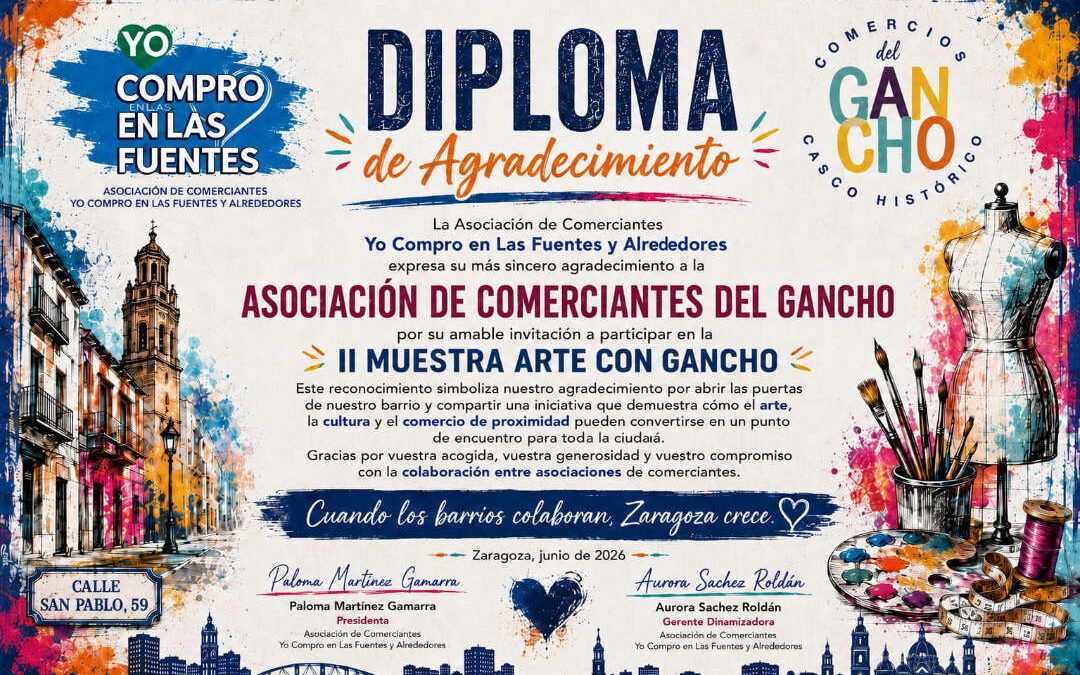 Yo Compro en Las Fuentes participa en la II Muestra Arte con Gancho